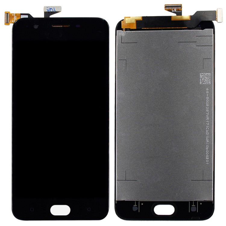 LCD Screen Digitizer Assembly with Frame for Oppo A57 - Black