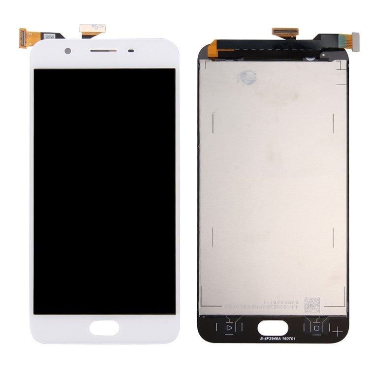 LCD Screen and Digitizer Assembly Replacement Part for Oppo A59/F1s - White
