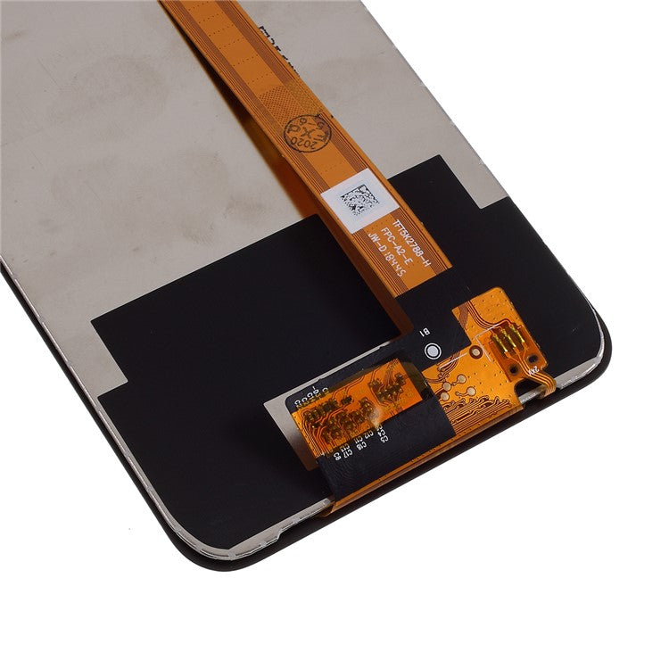 LCD Screen and Digitizer Assembly Replacing Part (Non-OEM Screen Glass Lens, OEM Other Parts) for Realme 3 / 3i / Oppo AX7 / A5s /A7/A12 - Black