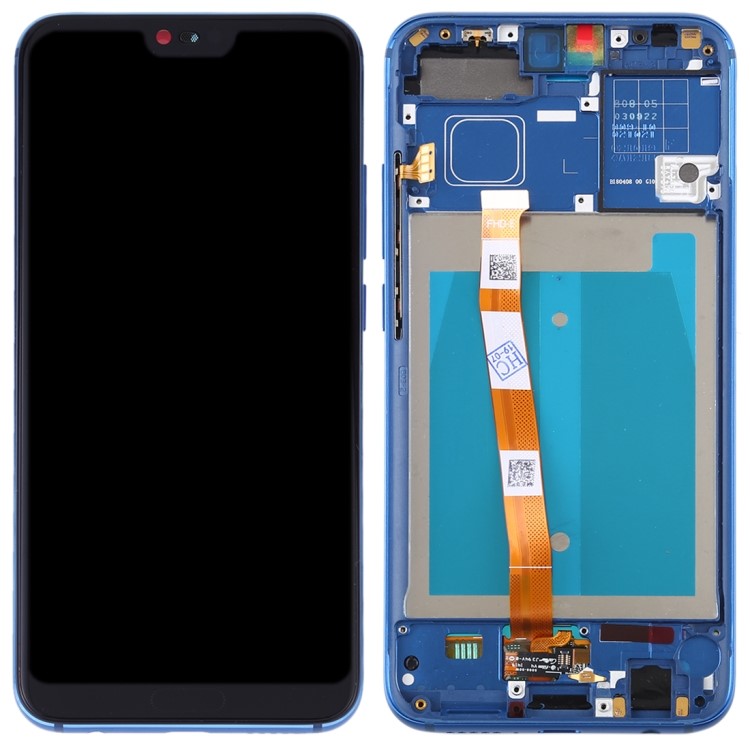 LCD Screen and Digitizer Assembly + Frame Replacement (without Logo) for Huawei Honor 10 COL-AL10 COL-L29 COL-L19 - Blue