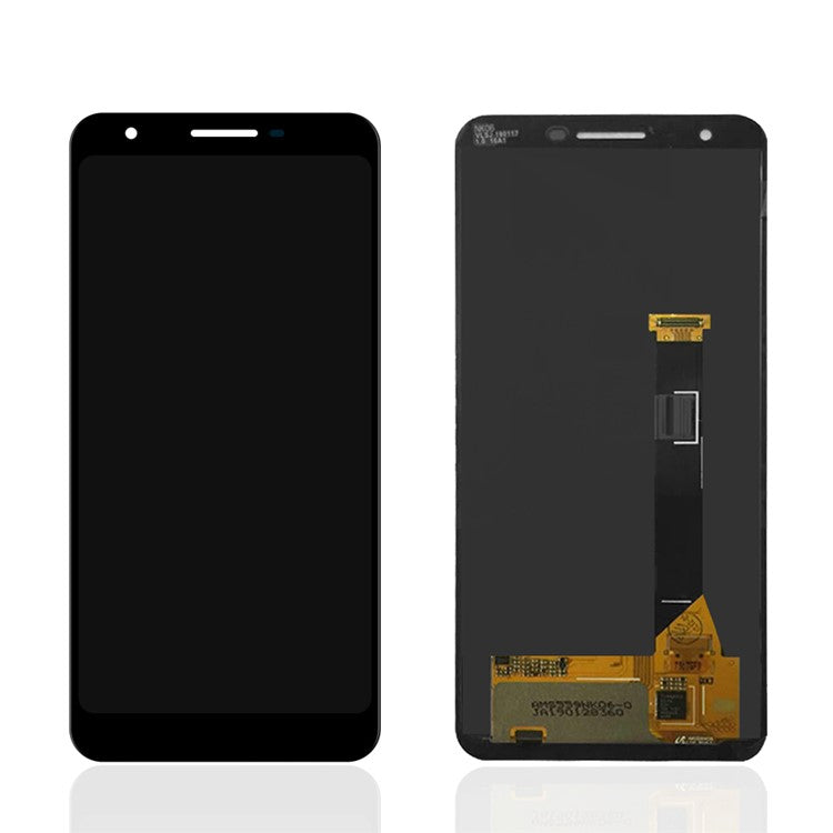 OEM LCD Screen and Digitizer Assembly Replace Part (without Logo) for Google Pixel 3a G020A/G020E/G020B - Black
