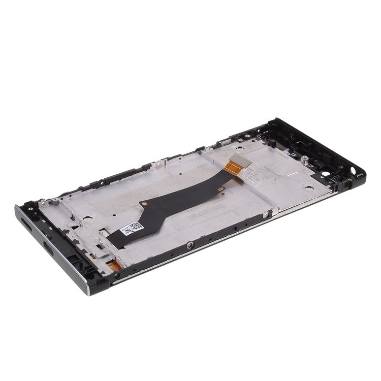 LCD Screen and Digitizer Assembly with Frame for Sony Xperia XA1 - Black
