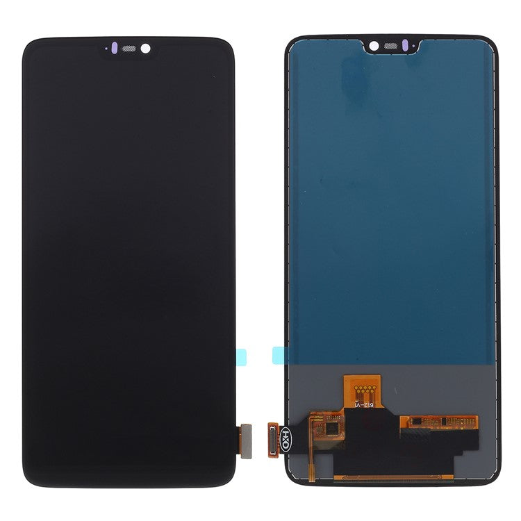 LCD Screen and Digitizer Assembly Part (TFT Version) (without Logo) for OnePlus 6 - Black