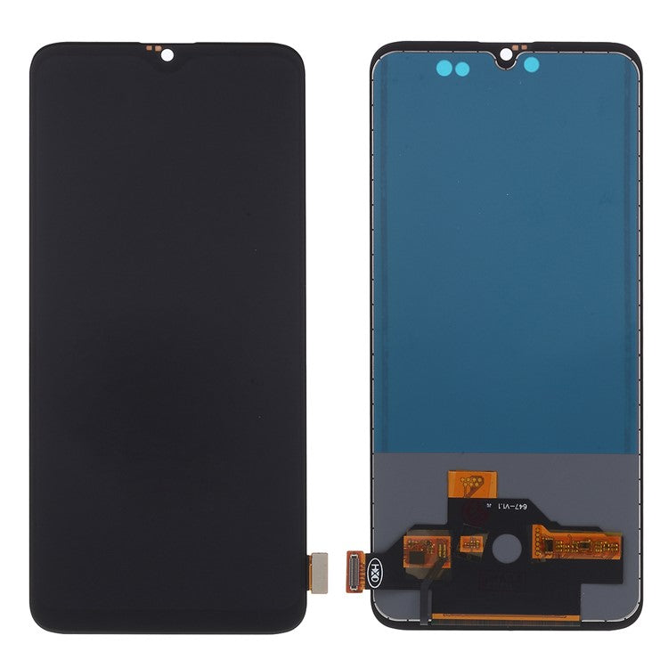 LCD Screen and Digitizer Assembly Part (TFT Version, NOT Support Fingerprint Unlock Function) (without Logo) for OnePlus 6T - Black