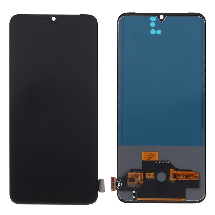LCD Screen and Digitizer Assembly Part (TFT Version) (without Logo) for OnePlus 7 - Black