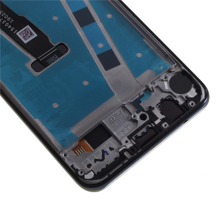 LCD Screen and Digitizer Assembly + Frame Replacement (without Logo) for Huawei P30 Lite with 48MP Camera - Black