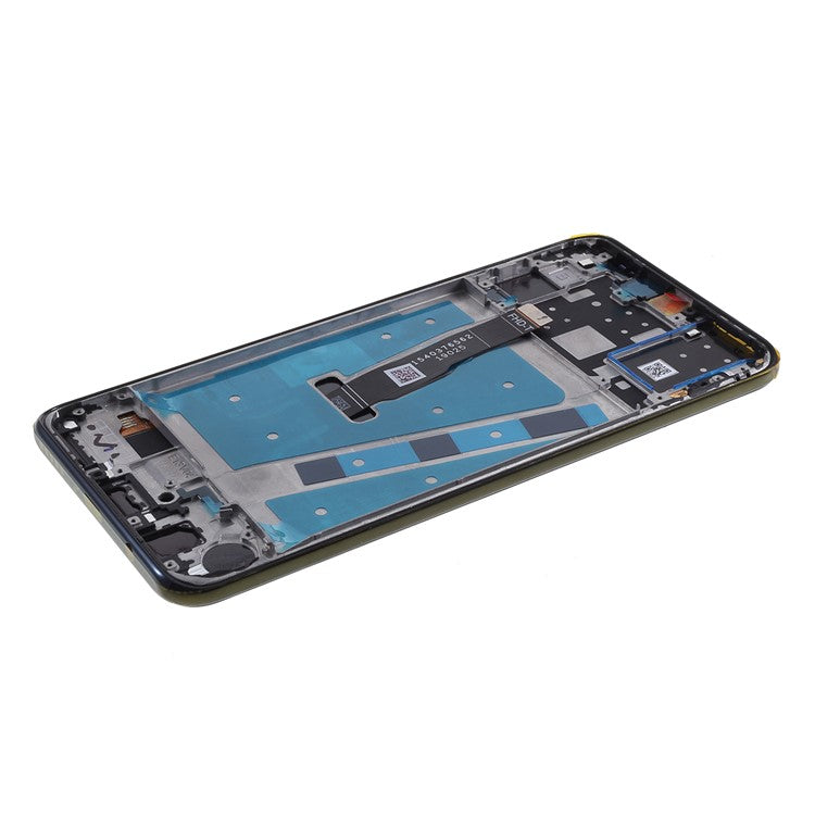 LCD Screen and Digitizer Assembly + Frame Replacement (without Logo) for Huawei P30 Lite with 48MP Camera - Black