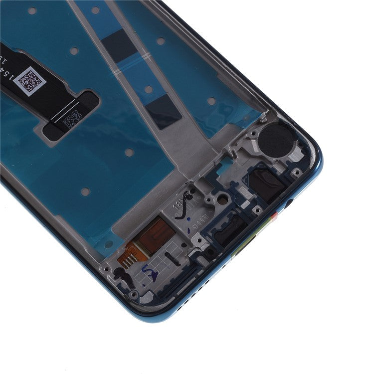 LCD Screen and Digitizer Assembly + Frame Replacement (without Logo) for Huawei P30 Lite with 48MP Camera - Blue