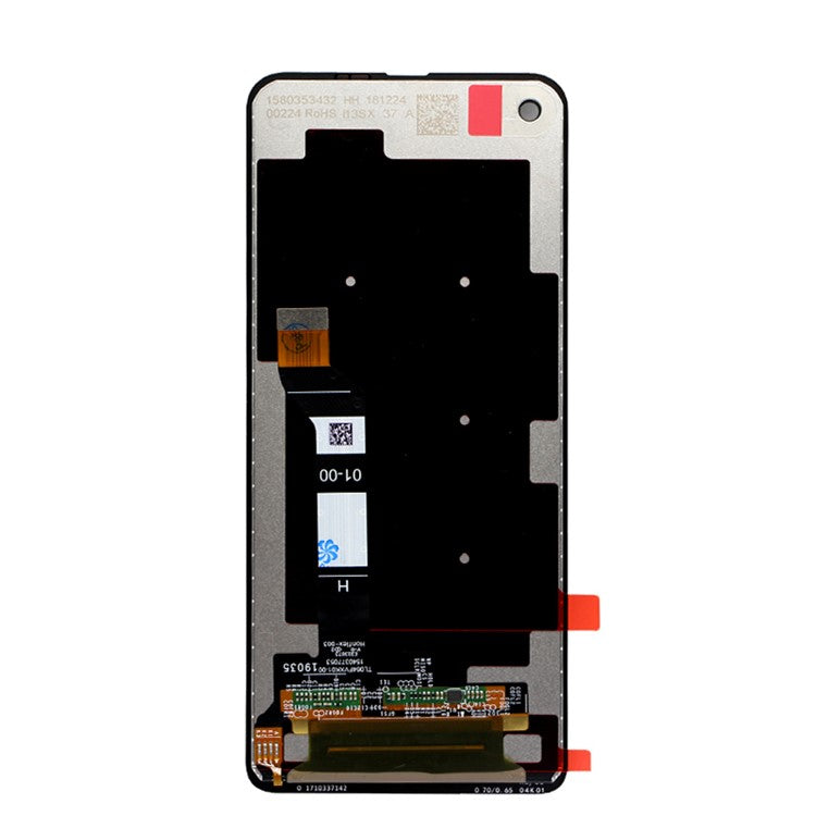 OEM LCD Screen and Digitizer Assembly Replacement for Motorola One Vision/P50 (without Logo) - Black