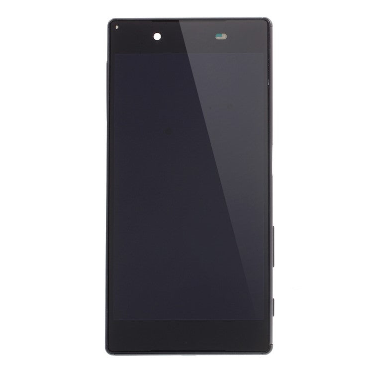 LCD Screen and Digitizer Assembly with Front Housing for Sony Xperia Z5 (OEM material assembly) - Black