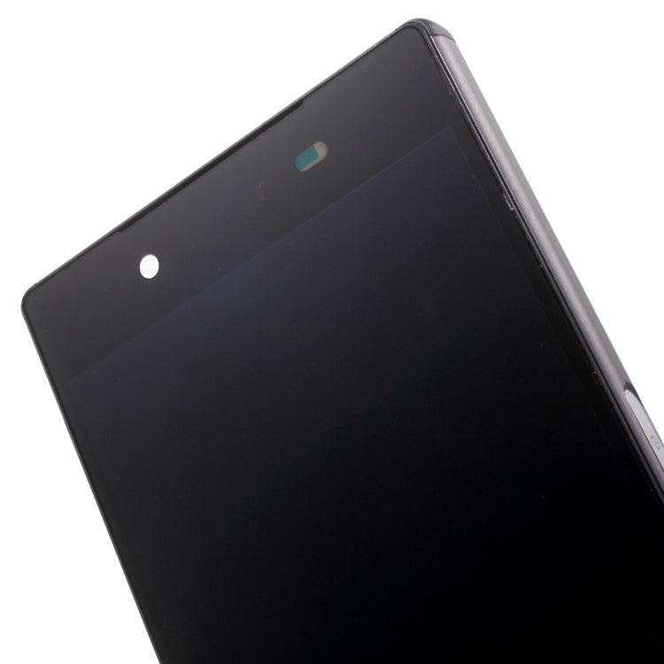 LCD Screen and Digitizer Assembly with Front Housing for Sony Xperia Z5 (OEM material assembly) - Black