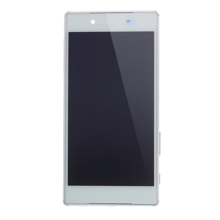 LCD Screen and Digitizer Assembly with Front Housing for Sony Xperia Z5 (OEM material assembly) - White