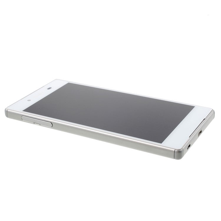 LCD Screen and Digitizer Assembly with Front Housing for Sony Xperia Z5 (OEM material assembly) - White