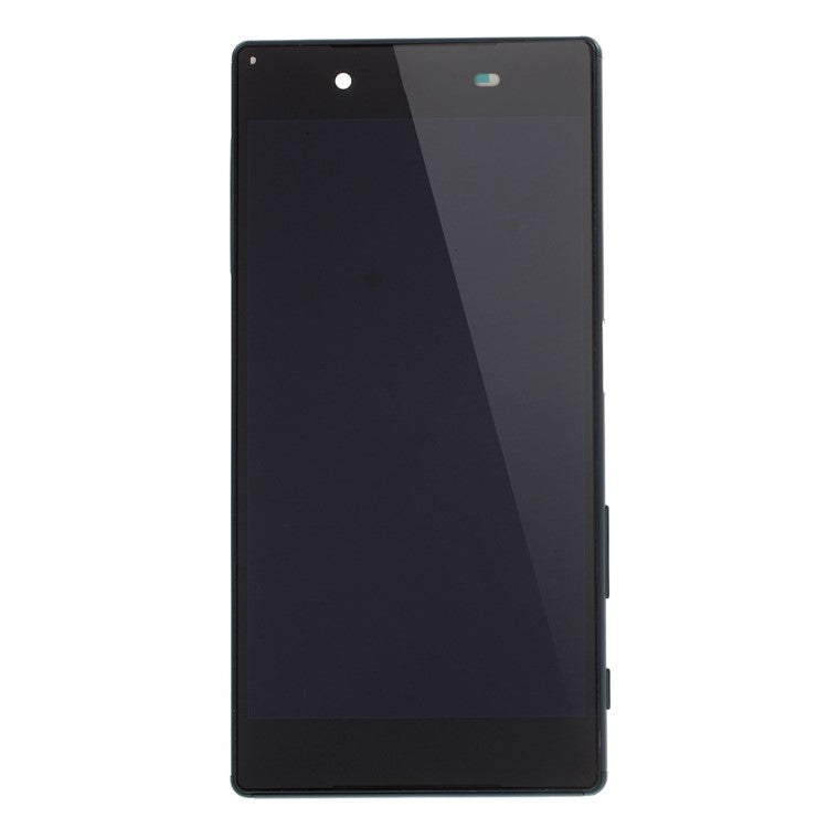LCD Screen and Digitizer Assembly with Front Housing for Sony Xperia Z5 (OEM material assembly) - Dark Blue