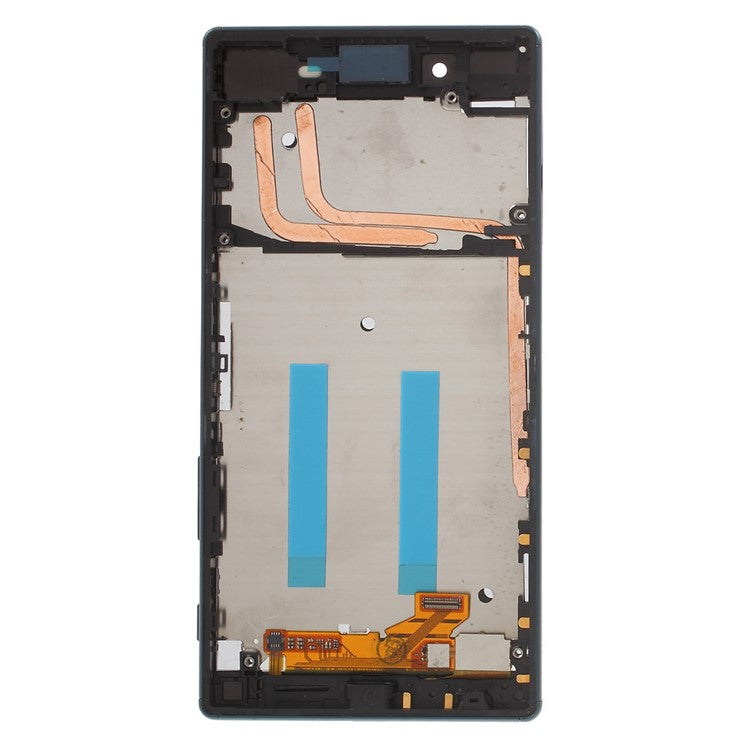 LCD Screen and Digitizer Assembly with Front Housing for Sony Xperia Z5 (OEM material assembly) - Dark Blue