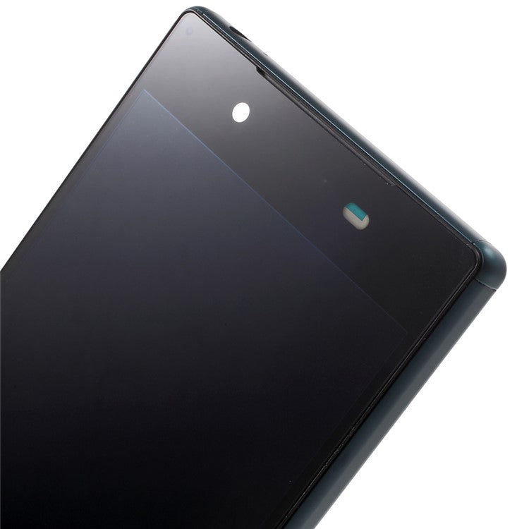 LCD Screen and Digitizer Assembly with Front Housing for Sony Xperia Z5 (OEM material assembly) - Dark Blue