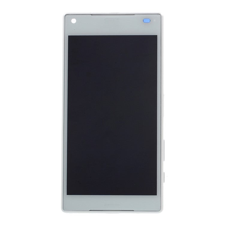 LCD Screen and Digitizer Assembly with Front Housing for Sony Xperia Z5 Compact (OEM material assembly) - White
