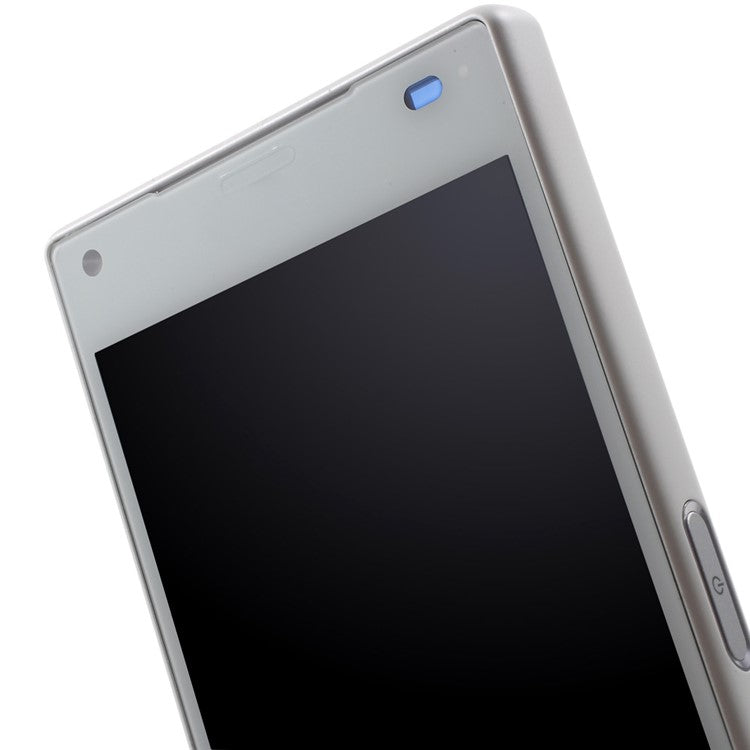 LCD Screen and Digitizer Assembly with Front Housing for Sony Xperia Z5 Compact (OEM material assembly) - White