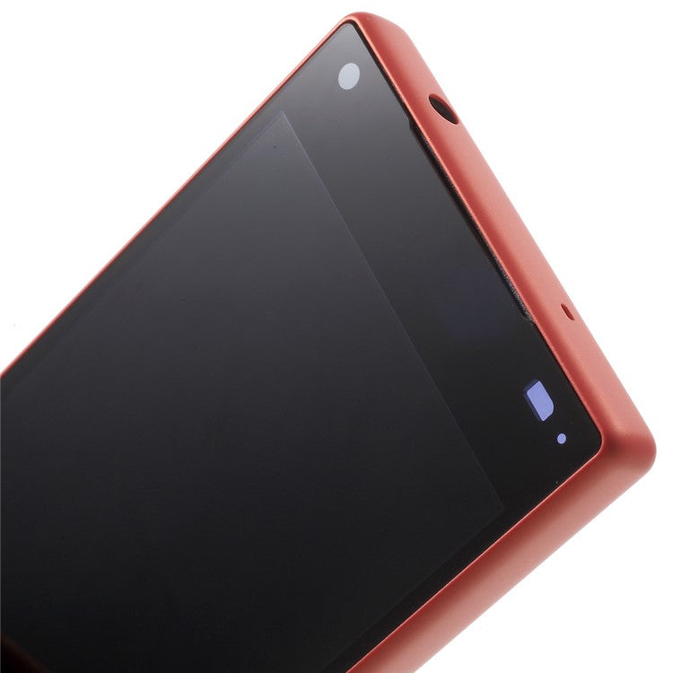 LCD Screen and Digitizer Assembly with Front Housing for Sony Xperia Z5 Compact (OEM material assembly) - Red