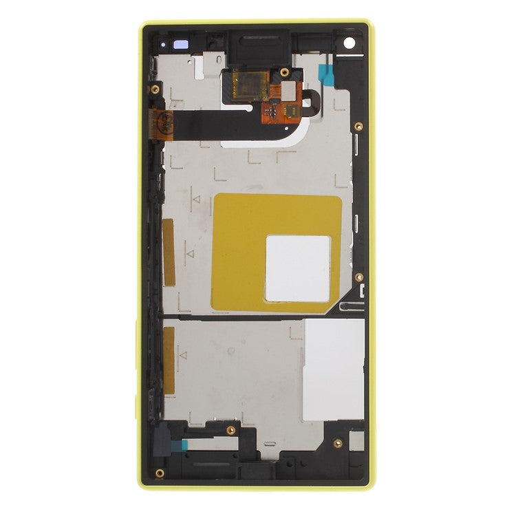 LCD Screen and Digitizer Assembly with Front Housing for Sony Xperia Z5 Compact (OEM material assembly) - Yellow
