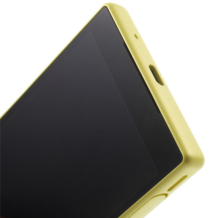 LCD Screen and Digitizer Assembly with Front Housing for Sony Xperia Z5 Compact (OEM material assembly) - Yellow