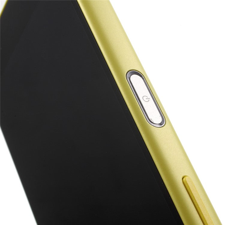 LCD Screen and Digitizer Assembly with Front Housing for Sony Xperia Z5 Compact (OEM material assembly) - Yellow