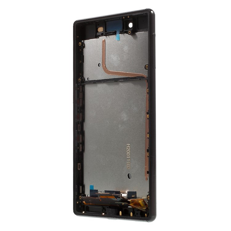 LCD Screen + Touch Screen Digitizer Assembly with Frame for Sony Xperia Z3+ E6553 - Black