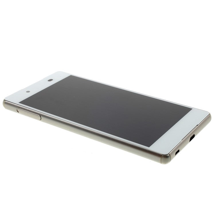 LCD Screen + Touch Screen Digitizer Assembly with Frame for Sony Xperia Z3+ E6553 - White