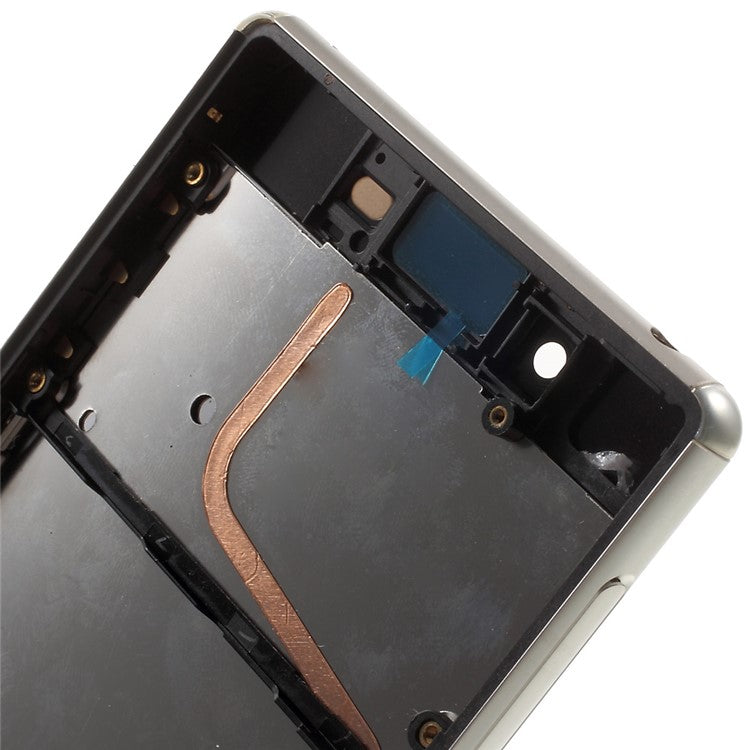 LCD Screen + Touch Screen Digitizer Assembly with Frame for Sony Xperia Z3+ E6553 - White