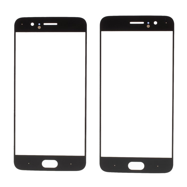 Black - For OnePlus 5 Outer Front Screen Glass Lens Replace Part