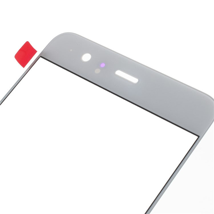 White - For Huawei P10 Plus (without Logo) OEM Outer Front Screen Glass Lens with Fingerprint Button Flex Cable