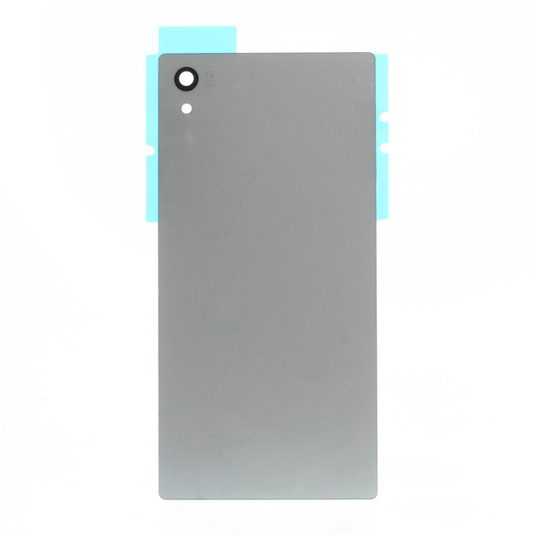 Battery Door Cover with Adhesive Sticker for Sony Xperia Z5 - Silver Color