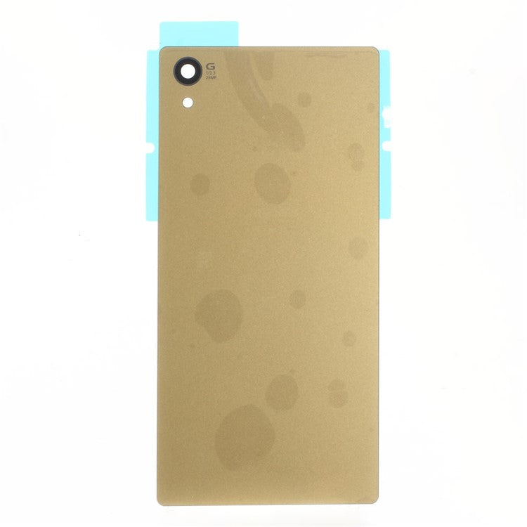 Battery Door Cover with Adhesive Sticker Replacement for Sony Xperia Z5 - Gold Color