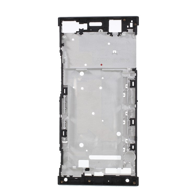OEM for Sony Xperia XA1 Ultra Middle Frame with Adhesive Sticker Replace Part - Black