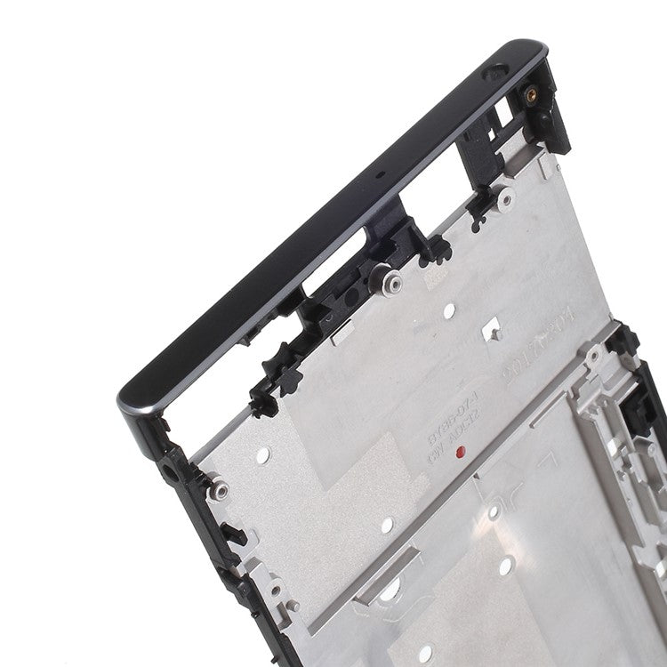 OEM for Sony Xperia XA1 Ultra Middle Frame with Adhesive Sticker Replace Part - Black