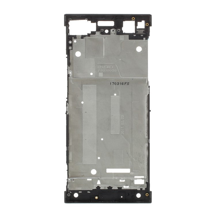OEM for Sony Xperia XA1 Middle Frame with Adhesive Sticker Replacement Part - Black
