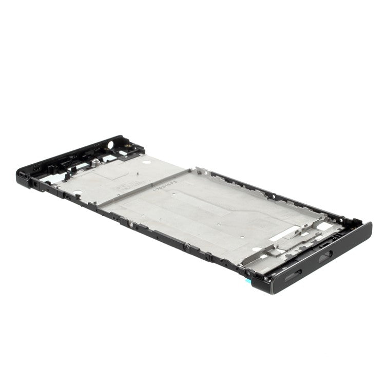 OEM for Sony Xperia XA1 Middle Frame with Adhesive Sticker Replacement Part - Black