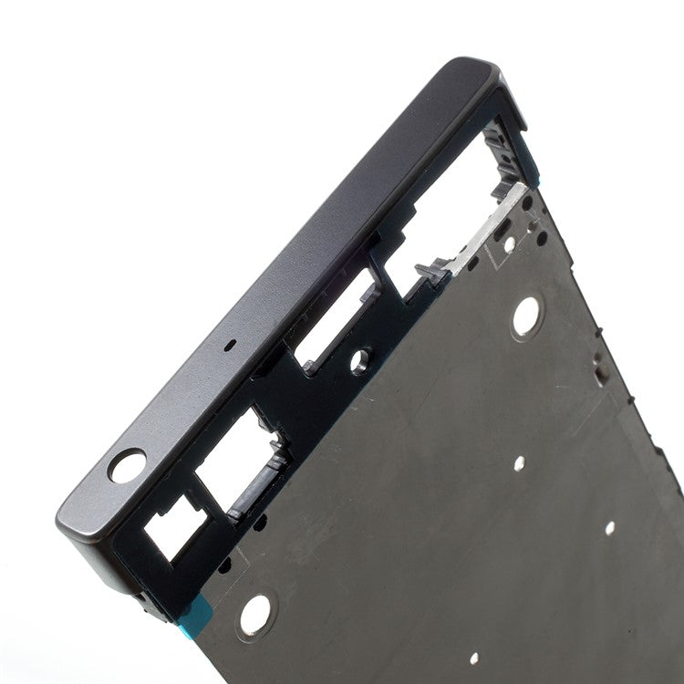 OEM for Sony Xperia XA1 Middle Frame with Adhesive Sticker Replacement Part - Black