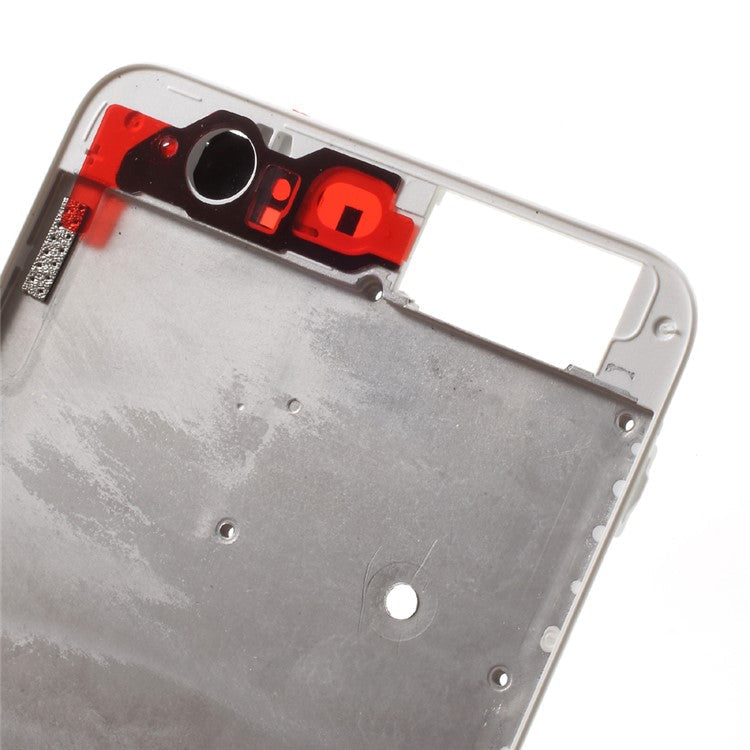 OEM Middle Plate Frame Replacement for Huawei P10 with Earpiece Mesh - White