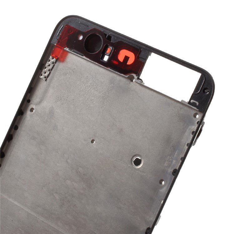 OEM Middle Plate Frame Repair Part for Huawei P10 with Earpiece Mesh - Black