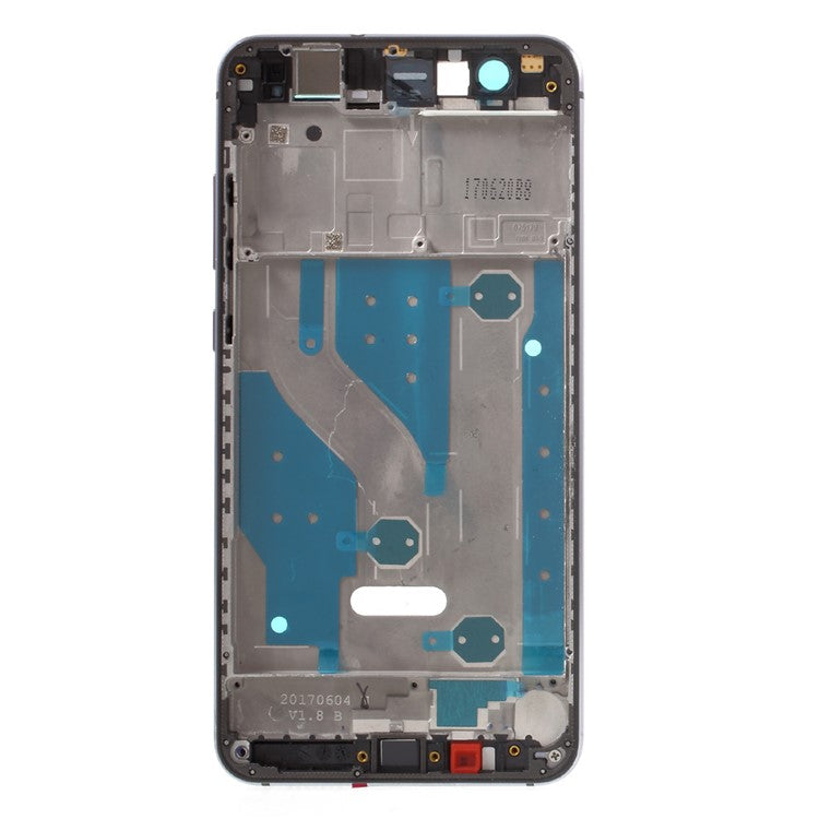 OEM Middle Plate Frame Replacement for Huawei P10 Lite with Earpiece Mesh - Grey