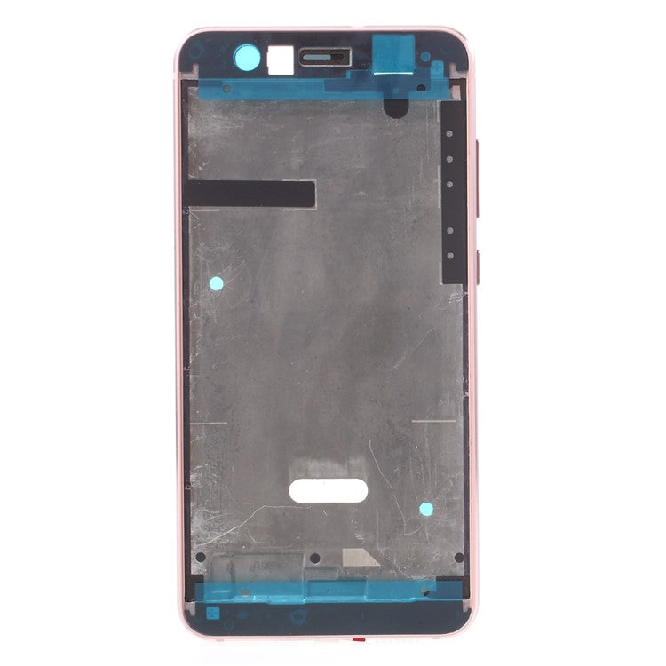 OEM Middle Plate Frame Replacement Part for Huawei P10 Lite with Earpiece Mesh - Rose Gold Color