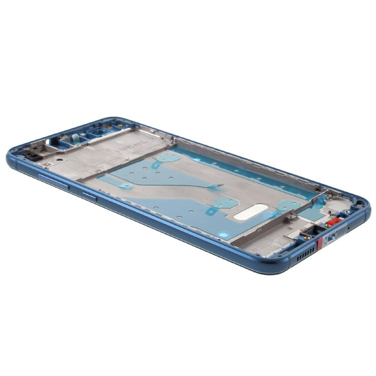For Huawei P10 Lite OEM Middle Plate Frame Parts with Earpiece Mesh - Blue