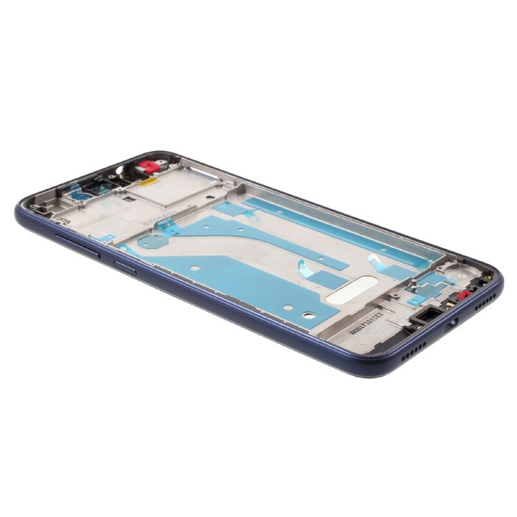 OEM Middle Plate Frame Part for Huawei P8 Lite (2017) / Honor 8 Lite with Earpiece Mesh - Dark Blue