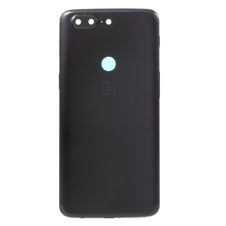 OEM Battery Back Housing Faceplate Assembly for OnePlus 5T with Side Buttons - Black