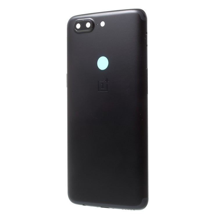 OEM Battery Back Housing Faceplate Assembly for OnePlus 5T with Side Buttons - Black