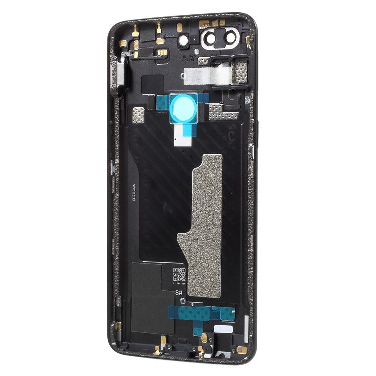 OEM Battery Back Housing Faceplate Assembly for OnePlus 5T with Side Buttons - Black