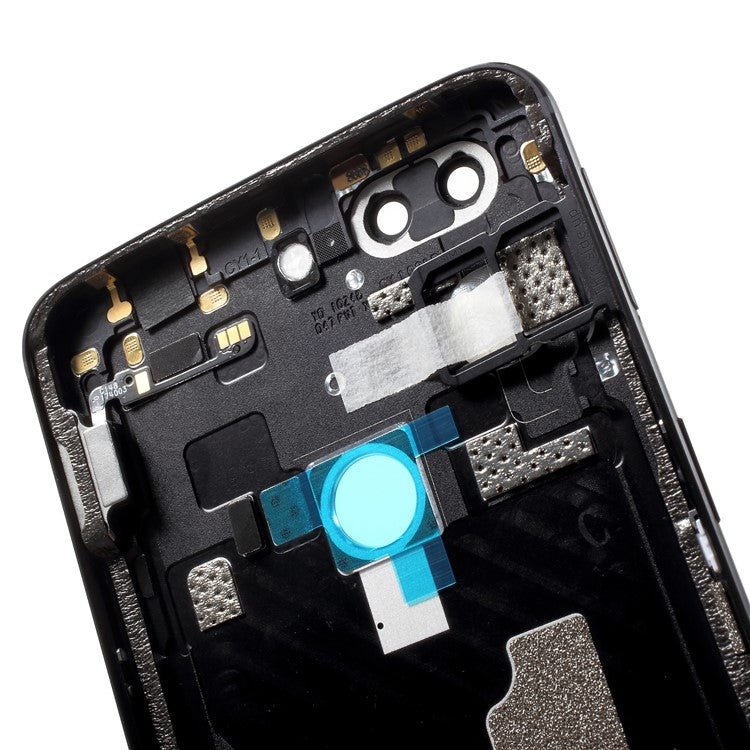 OEM Battery Back Housing Faceplate Assembly for OnePlus 5T with Side Buttons - Black
