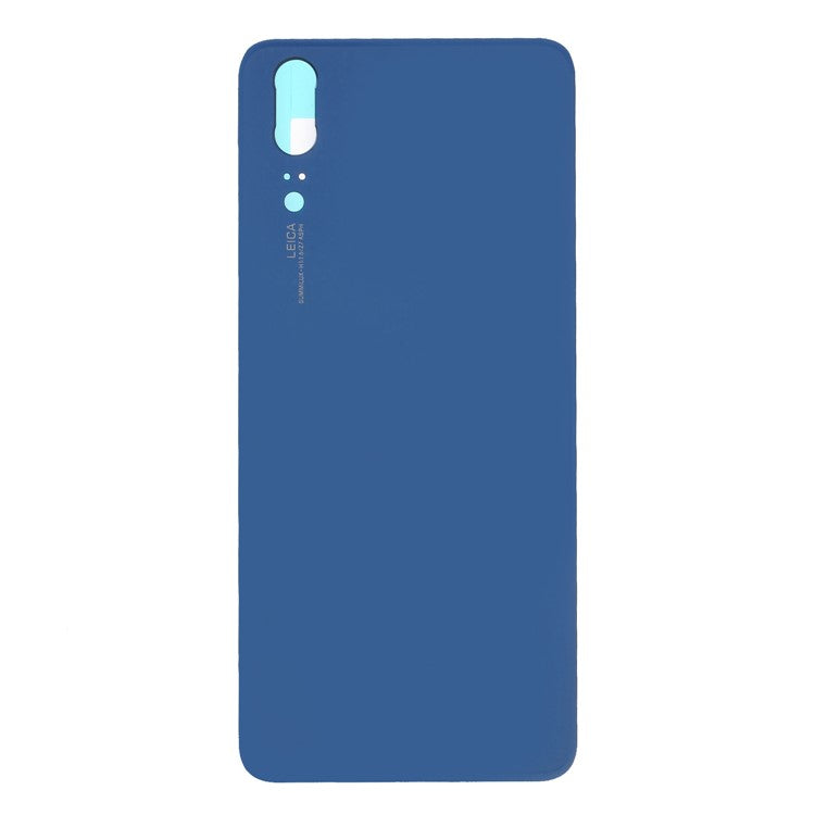 Blue - Battery Housing Door Cover Replace Part with Adhesive Sticker for Huawei P20