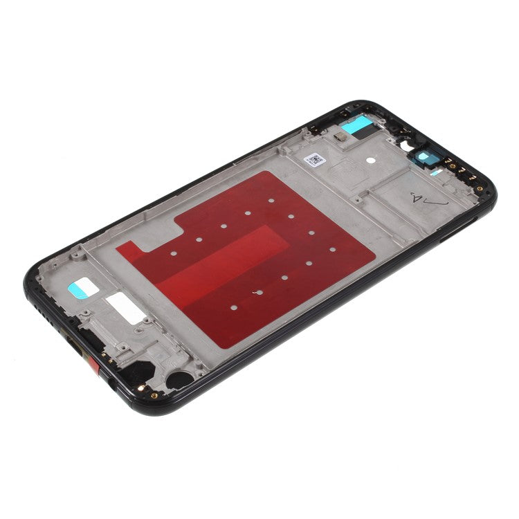OEM Middle Plate Frame Part for Huawei P20 Lite / Nova 3e with Earpiece Mesh - Black